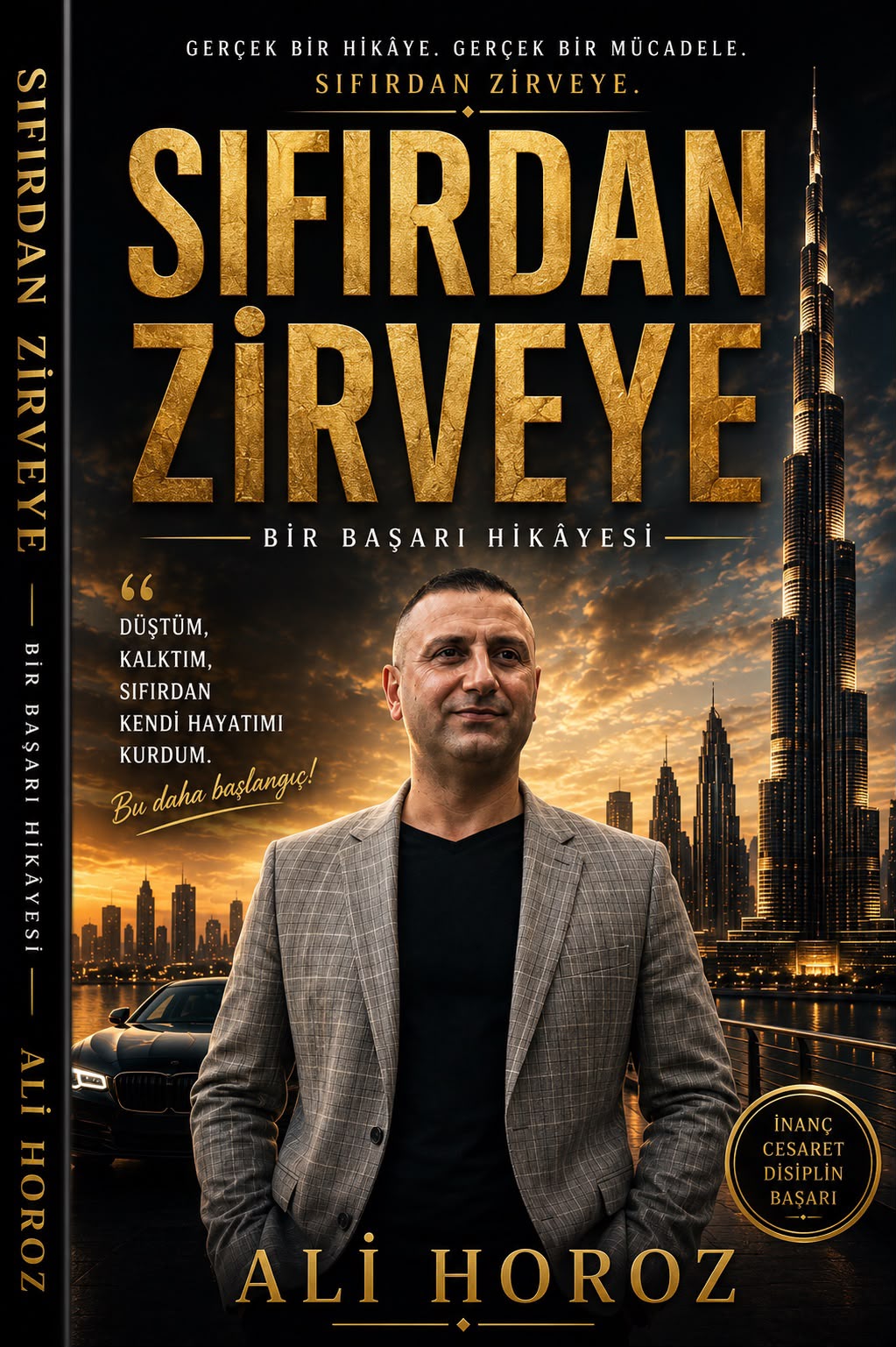 Sıfırdan Zirveye altın başlıklı kitap kapağı