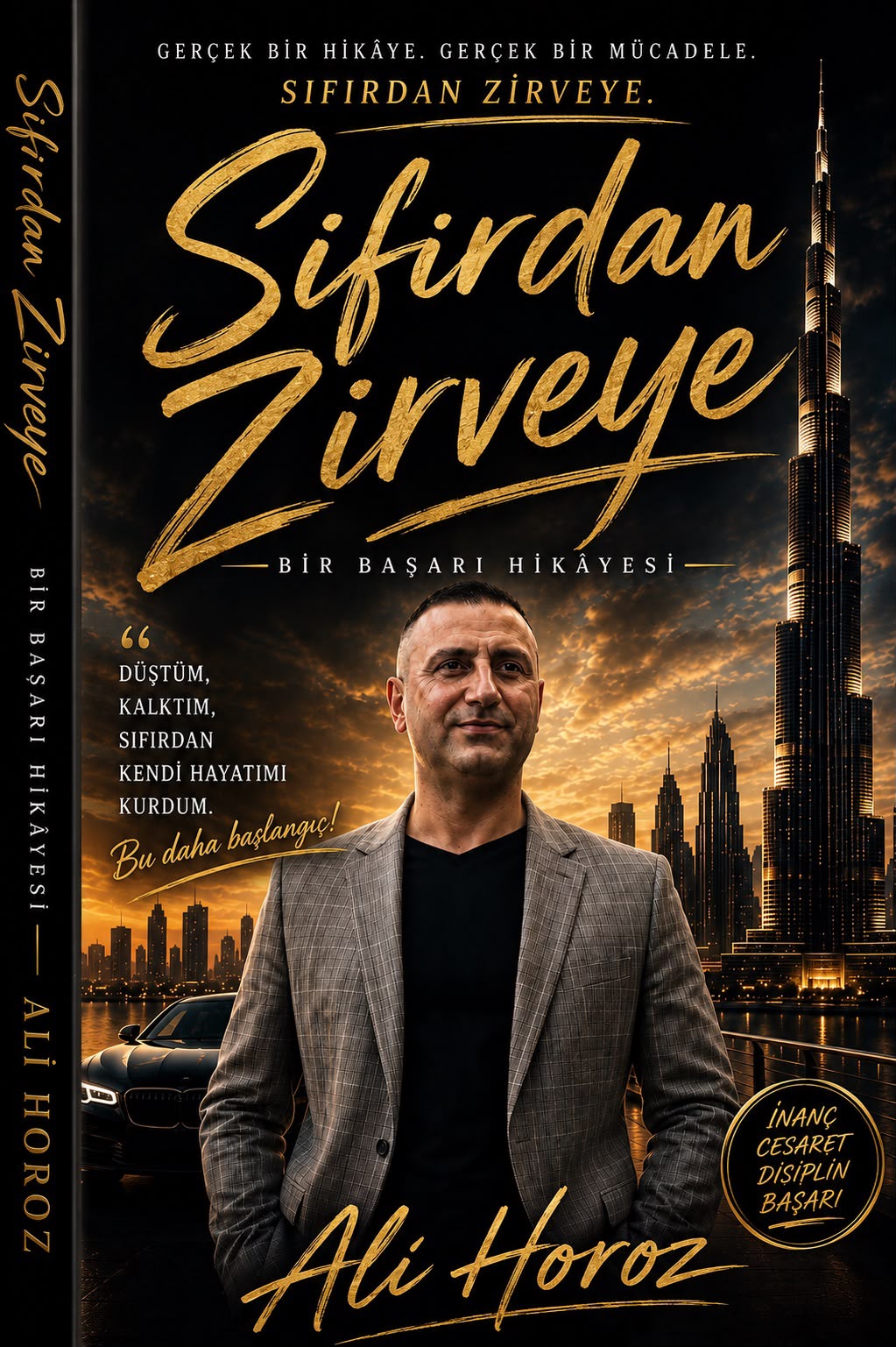 Sıfırdan Zirveye imzalı kitap kapağı