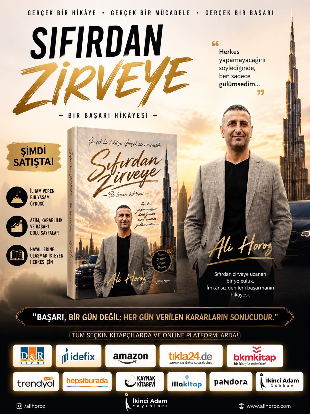 Sıfırdan Zirveye kitap tanıtım posteri